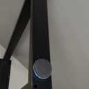 Metal Table Legs 30 Inch Heavy Duty Dining Desk Legs Black Metal Coffee Table Legs with Adjustable Feet Pads, Black, Set of 2