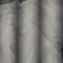 White Chiffon Sheer Window Scarf Valance Curtains 18ft for Living Room Bedroom Decor, 216 Inch Long Chiffon Crinkle Soft Window Sheer Voile Valance for Holiday, Wedding Party Decor, 52"W, 1 Piece