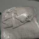 MIULEE Faux Linen Curtains 84 Inch Length 2 Panels Natural Semi Sheer Curtain with Back Tab Rod Pocket, Light Filtering Window Privacy Burlap Drapes for Living Room Bedroom 42W x 84L Linen