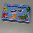 WATINC 6Pcs Hand Puppet Making Kit, Art Craft Felt Sock Puppet Toys, Creative DIY Make Your Own Pompoms Wiggle Googly Eyes Storytelling Role Play Party Supplies Gift for Girls Boys (Animals)