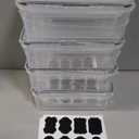 48 Pcs Larger Food Storage Containers with Lids Airtight (24 Containers & 24 Lids), Meal Prep Container for Pantry & Kitchen Organization, BPA-Free, Leak-Proof with Labels & Marker Pen