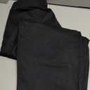 Womens Baggy Wide Leg Pants Barrel Leg Sweatpants Casual Elastic Waisted Stretch Travel Pants with Pockets (Large, Black)