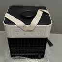 Portable Air Conditioners for Bedroom, Dual Motor Evaporative Air Cooler with 3 Speeds & 3 Mist, 7 Color Night Light Cooling Fan with 2-8H Timer, 1100ML Personal AC Unit for Office Room