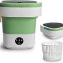 Portable Washing Machine, Mini 16L Foldable Washer and Dryer with 3 Modes Deep Cleaning, Upgraded Small Collapsible Laundry for Travel, Apartment, Home, Hotel and camping