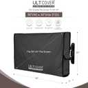 ULTCOVER Waterproof Outdoor TV Cover for 50-54 inch Outside Flat Screen Televisions with Mounts and Stands, Black