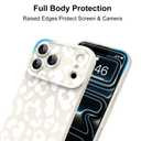 MZELQ Soft Case Compatible with iPhone 17 Pro, Cute Leopard