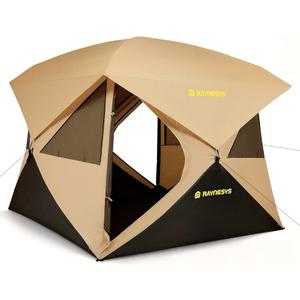 4 Person Camping Tent, Setup in 60 Seconds, Waterproof,Pop up Tents | Instant setup in 60 Seconds,Spacious Interior,3000mm waterproof Camping tent,Instant Cabin Tents with Carry Bag