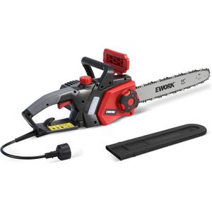 EWORK 15 Amp 16" Electric Chainsaw with Tool-Less Chain Tensioner