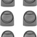 6pcs Rubber Seal Replacement Stopper Compatible with Owala FreeSip, Silicone Lid Top Gasket for Owala 16/24/25/32/40oz,Reusable Cap Stopper Cover Plug Leak-Proof Parts Fit for Owala Lids (Grey)