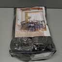 Dark Gray Linen Pinch Pleated Curtains 96 Inches Long for Living Room Pleated Drapes Back Tab Thick Linen Textured Modern Farmhouse Neutral Charcoal Slate Grey 96 Inch Curtain for Dining Bedroom (40"W x 96"L (Pack of 2))