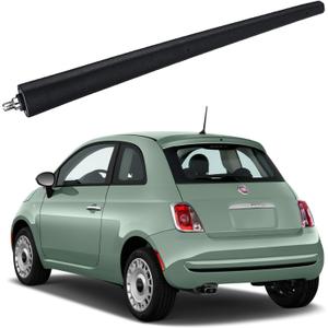 8 Inch Flat Antenna for Fiat 500 (2012-2019), Fiat 500 Antenna, Fiat Abarth 500 2012 2013 2014 2015 2016 2017 2018 2019 Antenna Mast