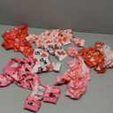 6 Pcs Valentine's Day Dog Pajamas, Holiday Dog Pajamas Jumpsuit for Small Medium Boy Girl Puppy Winter Pet Clothes (S)