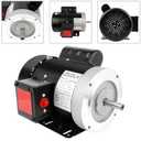 1/2HP Electric Motor 1725RPM General Purpose Single Phase Motor 115/230V 5/8" Shaft Diameter CW/CCW TEFC
