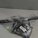 YUMORE Heavy Duty Toilet Paper Holder Stand, Extra-Weighted Base No Tipping, Stainless Steel Toilet Paper Stand, Free Standing Floor Tissue Roll Holder for Bathroom, Matte Black 200UP