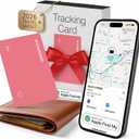 SPOTMINDERS Apple MFi Certified Wallet Tracker Card for Travel - Works with Apple Find My, IP68 Waterproof Rechargeable Tracking Card for Wallet Luggage Passport Purse - Ultra Slim 0.07in Item Finder