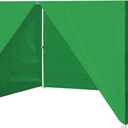 Eurmax USA Full Zippered Walls Canopy Sidewall for 8x8 Easy Pop Up Canopy Tent,4 Walls ONLY(Kelly Green)