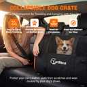 Collapsible Dog Crate for Car Travel, 25-Inch Soft Kennel