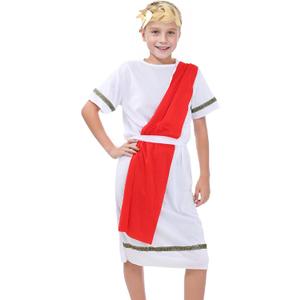 Toga Costume Greek God Roman Costume for Halloween Birthday Party Greece Mythos Cosplay (Medium)