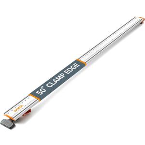 BORA 50 NGX Circular Saw Guide Rail, Clamp Edge for Circular Saws, Great for Straight Cross-Cutting Plywood Sheets and Routing Dados, 544050