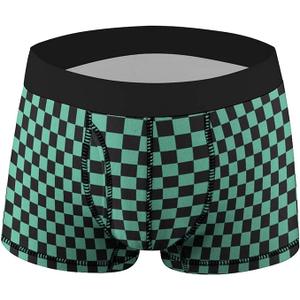 Amazon  Essentials Boys' Cotton Boxer Briefs Underwear (Previously Spotted Zebra), Pack of 7, Black/Grey/Pizza/Sharks/Checked, X-Small