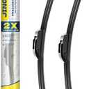 JINGOU 26''+17'' Front Windshield Wiper Blades Compatible with 2009-2014 Toyota Matrix OEM QUALITY Premium All-Season Automotive Replacement Wipers for My Car -Driver and Passenger Side (Pack of 2)