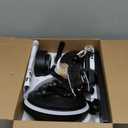 Ceiling Fans with Lights and Remote Control, 42 Inch Flush Mount Ceiling Fan with Quiet Reversible DC Motor, Dimmable LED Lighting, 6 Speeds, Timer, Black Ceiling Fan for Bedroom Living Room