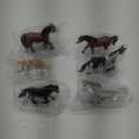 Terra by Battat - Realistic Horse Figurines Set - 6 Detailed 6-Inch Animal Toys with Arabian, Clydesdale & Paint Horse Models - Educational Toddler Toys for Kids Ages 3+ - Party Favors & Gifts