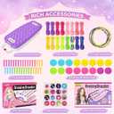 2 x Dpai Friendship Bracelet Making Kit for Girls,DIY Arts and Crafts Toys,Jewelry String Maker Kit,The Best Birthday Gifts Ideas for Girls 6 7 8 9 10 11 12+ Years OldPurple