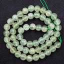 Premium Gemstone Beads for Jewelry Making Precious Natural Stone Beads Wholesale 2 Strands AAA Grade Prehnite Beads 4mm