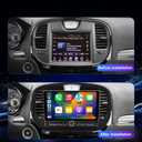 4+64G Car Radio Upgrade for Chrysler 300 300C 2015-2023, 9 Inch ISP Touch Screen Car Stereo, Wireless CarPlay Android Auto Bluetooth 5G WiFi, GPS Navigation Head Unit Multimedia Player, Backup Camera