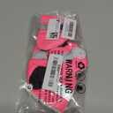 YAODHAOD Dog Shoes for Winter, Dog Boots & Paw Protectors, Fleece Warm Snow Booties for Puppy with Reflective Strip Anti-Slip Rubber Sole for Small Medium Size Dogs, Size 3: 1.5"x1.3" (L*W),Pink