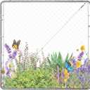 VEVOR Chain Link Fence Gate, 70 x 72 in, Adjustable Chain Link Fence Panel, Garden Fence Gate Opening, Rust-Resistant Galvanized Fencing Gate for Farm Posts Not Included (Silver)