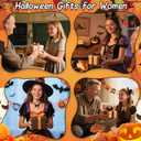 Biching Boo Basket Stuffers for Women, Cute Halloween Gifts for Women, Spooky Gifts for Teens Girls Friends Adults Sister with Nice Gift Box, Best Boo Basket Gift Set of 6