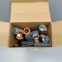 Eazer 3-in-1 Spray Window Squeegee, 76'' Window Cleaner Tool with 5-Section Extension Pole, Window Cleaning Kit with 4 Microfiber Cloth, Window Washing Equipment for Indoor/Outdoor Windows, Car Glass