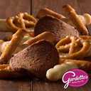 Gardetto's Original Recipe Snack Mix, Crunchy Breadsticks, Pretzels & Roasted Rye Chips, Kosher Snacks Multipack, 10 Single-Serve Bags, Individually Wrapped Party & Family Pack, 17.5 oz Bulk Box (EXP 03/05/26)