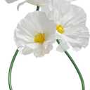 Wedding Giant Flowers Decorations, Large Paper Flowers, Artificial Flower Art Wall Decoration for Reception Banquet Outdoor Ceremony Church Spring Wedding Arrangements 3 Pack (Yellow)