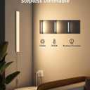 ASOKO Under Cabinet Lights, Upgrade 16inch LED Closet Light with Dimmable 3000K Warm White and Memory Function, Plug-in Under Counter Lights for Kitchen/Desk/Shelf/Workbench/Display Case/Room