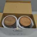 Labina Glass Storage Container Airtight Food Jars Kitchen Canister with Wood Lids, 33 Oz Wide Mouth Pantry Organization Glass Jar for Flour, Sugar, Cookie, Spagetti, Nuts and Candy (2 Pack)