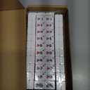 1.2 American Mahjong Tiles, 166 American Mahjong Tiles with White Color (Tiles Only, No Dice and Other Accessories)