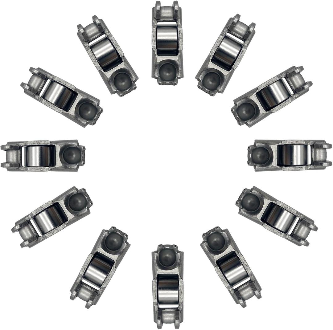 12 PCS Rocker Arms Compatible with 3.6L 3.0L 2.8L 4.2L Engines - Allure Enclave Allure ATS CTS Acadia Canyon Impala Malibu Select Models