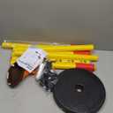 Franklin Sports Juego de poste de portera de ftbol juvenil - Poste de portera de ftbol infantil con mini ftbol - Divertida portera de ftbol para todas las edades - Fcil montaje - Altura