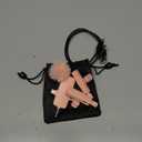 PQRQP 3 in 1 Wireless Lavalier Microphone for iPhone, iPad, Android, Camera, Mini Microphone, 7-Hour Battery, High Definition Sound Quality for Interview, Video Podcast, Vlog (Pink)