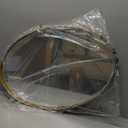 NXHOME Oval Mirrors for Bathroom 24x36 Inch Adjustable Tilting Pivot Design, Shatter-Resistant Glass Mirror for Vanity/ Over Sink - Sleek Black Metal Frame, Space-Saving & Easy Wall Mount