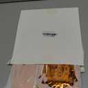 2 Pack Backdrop Curtains, 3.28 FT x 7.05 FT Orange Color Tinsel Backdrop, Metallic Party Streamer Fringe Curtains, Foil Curtains Halloween Decor Birthday Party Supplies