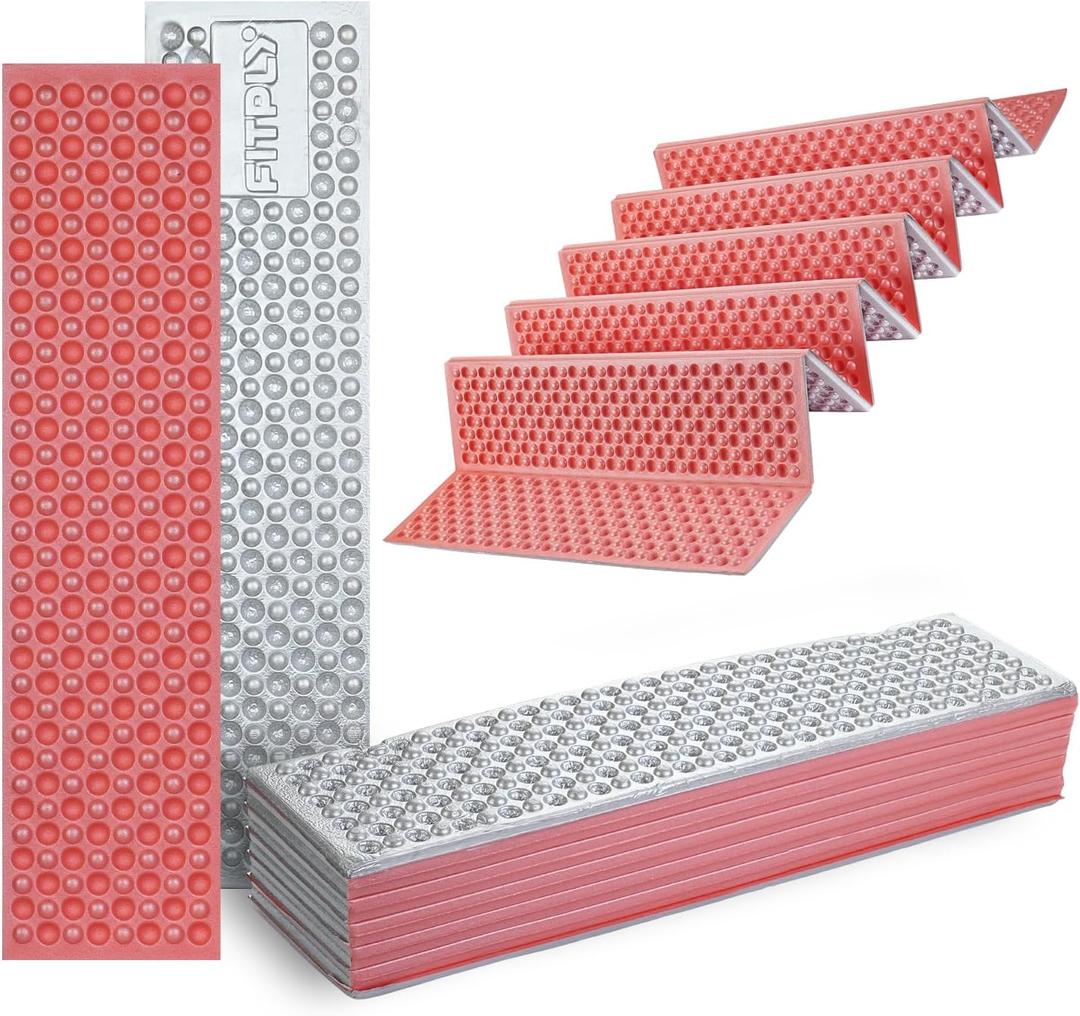 Ultralight Foam Sleeping Pad, Waterproof Closed Cell Foam Pad for Superior Insulation, Folding Sleeping Mat for Compact Storage, Foldable and Portable for Hiking and Camping