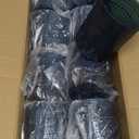 YOUBET 24PCS Plastic Drinking Glasses - 14OZ Blue Hobnail Drinkware Glasses - Vintage Glassware Textured Beaded Cups for Water, Beer, Whiskey, Juice and Various Mixed Drinks