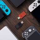 8BitDo Wireless USB Adapter 2 for Switch/Switch 2, Windows PC, Mac & Raspberry Pi, Compatible with Xbox Series X & S Controller, Xbox One Bluetooth Controller, Switch Pro and PS5 Controller (Black)