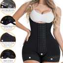 Shapewear for Women Faja Body Shaper Tummy Control Butt Lifter Bodysuit (Small, Beige)