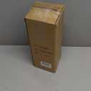 NIKKY HOME Farmhouse Wooden Candle Holders Set of 2, Rusitc Solid Wood Pillar Candlesticks Pedestal, Fireplace Mantle Table Centerpiece Decor, Brown (4.9",4.1")