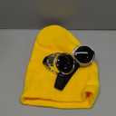 Vintage Steampunk Goggles Halloween Cosplay Punk Sunglasses Yellow Beani Cuffed Caps for Men Women Halloween Party